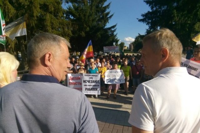 В Борисоглебске состоялся совместный митинг НПСР и движения «Стоп никель»